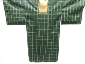 格子織り出し雨コート(ショール付き)